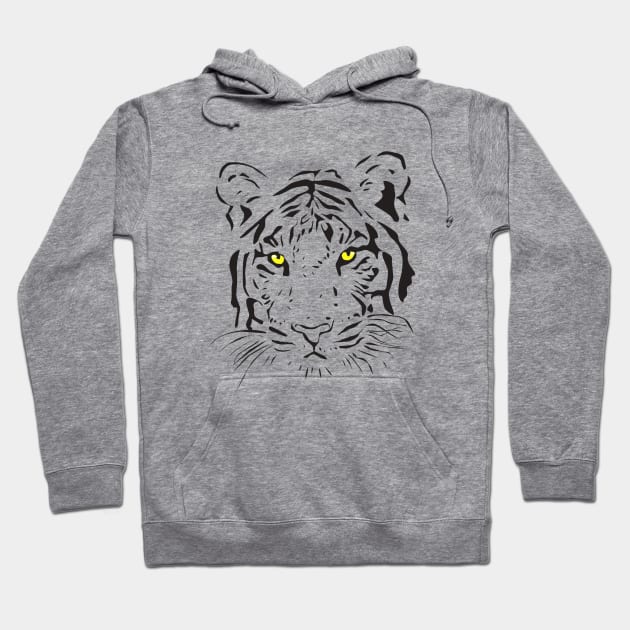 tiger head Hoodie by autopic